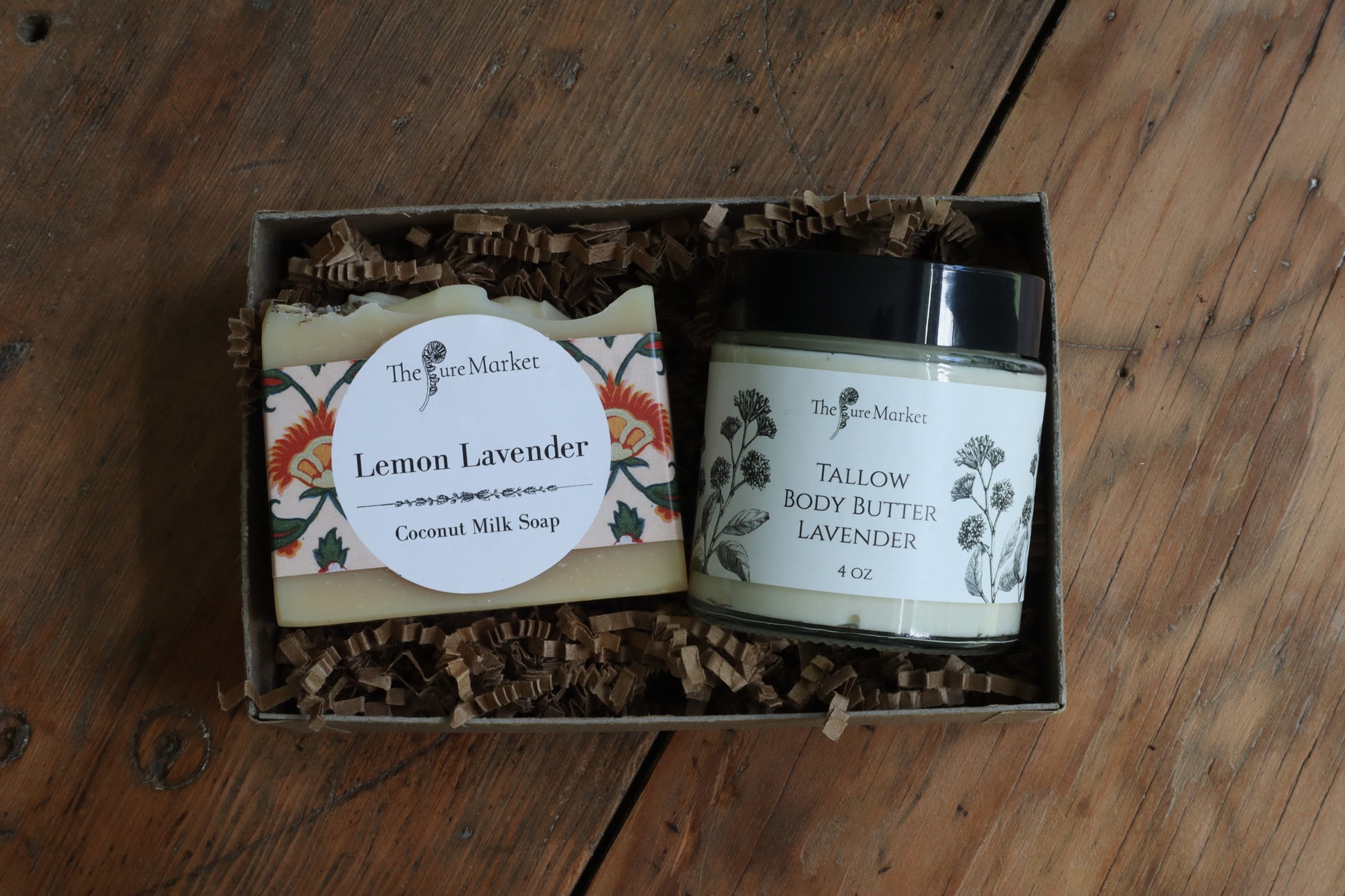 Skincare gift box by The Pure Market Company